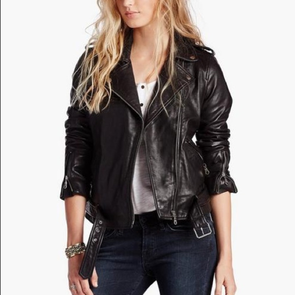 Lucky Brand Major Moro Leather Jacket